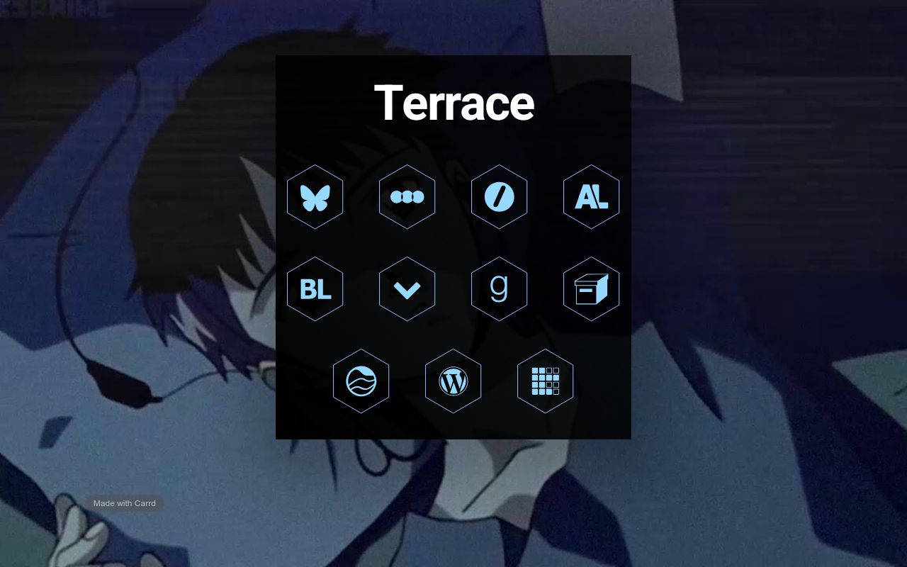 Carrd profile picture for @terrace